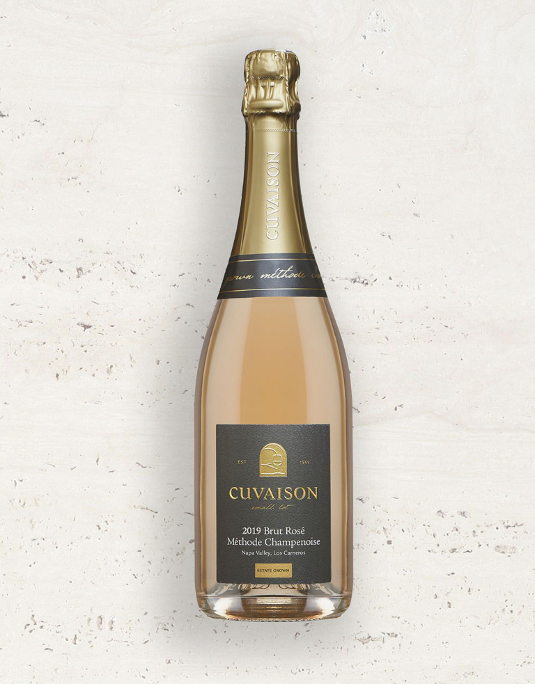 2019 Brut Rosé, Méthode Champenoise Bottle shots