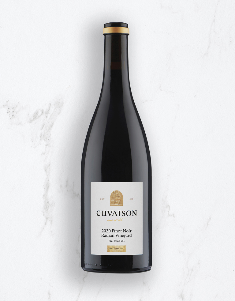 Cuvaison 2020 Pinot Noir, Radian Vineyard Bottle Shot
