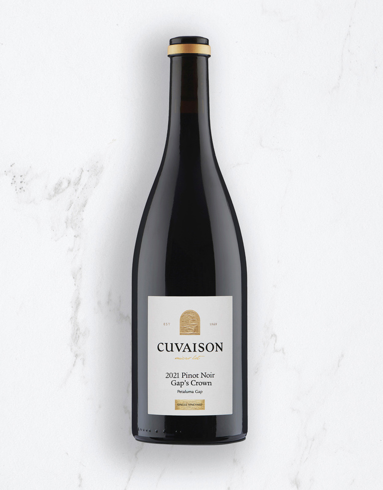 Bottle of 2021 Pinot Noir, Gap's Crown