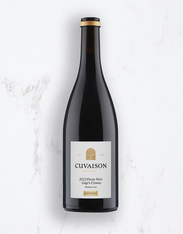 Bottle of 2022 Pinot Noir, Gap's Crown