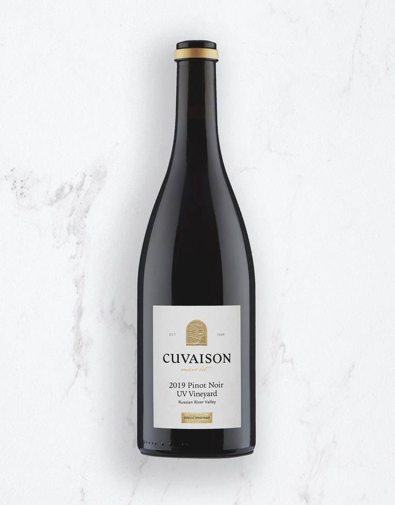 2019 Pinot Noir, UV Vineyard Bottle Shot