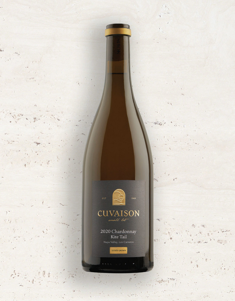 2020 Chardonnay Kite Tail bottle shot